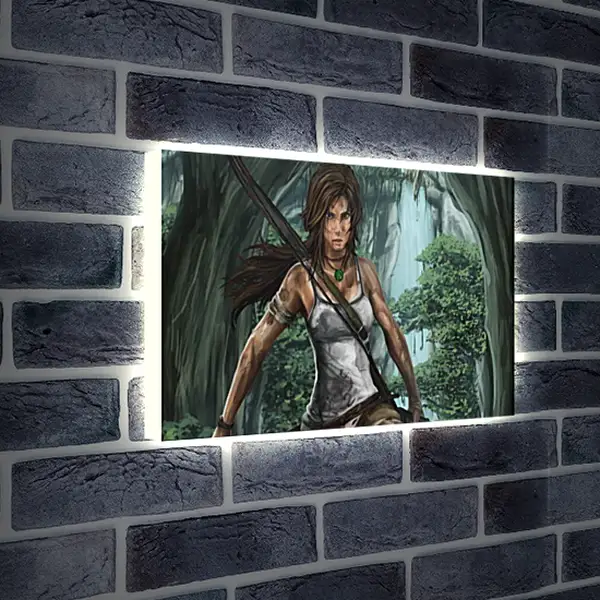 Лайтбокс световая панель - Tomb Raider Лайтбокс световая панель - Tomb Raider