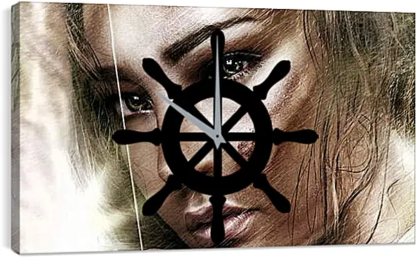 Часы картина - Tomb Raider Часы картина - Tomb Raider