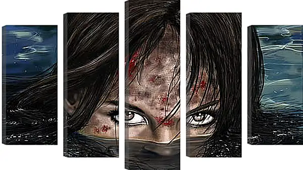 Модульная картина - Tomb Raider Модульная картина - Tomb Raider