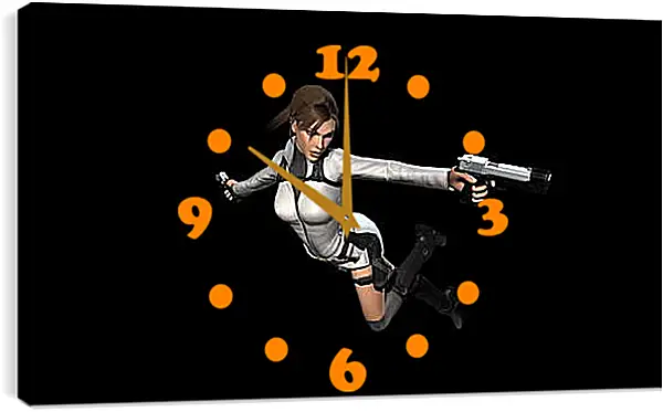 Часы картина - Tomb Raider Часы картина - Tomb Raider