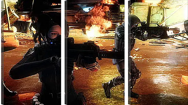 Модульная картина - Resident Evil: Operation Raccoon City Модульная картина - Resident Evil: Operation Raccoon City