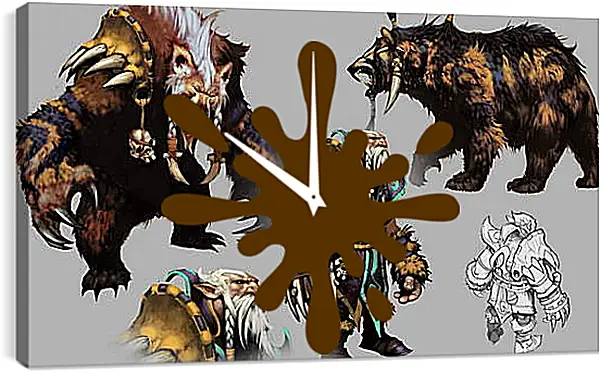 Часы картина - DotA 2 Часы картина - DotA 2