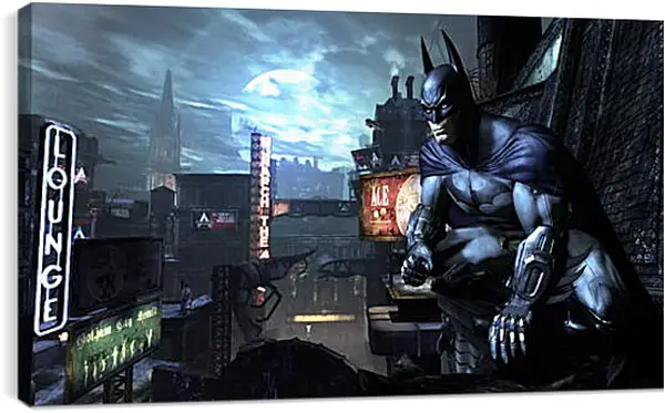 Постер на подрамнике - Batman: Arkham City Постер на подрамнике - Batman: Arkham City