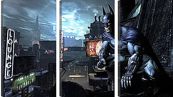 Модульная картина - Batman: Arkham City Модульная картина - Batman: Arkham City