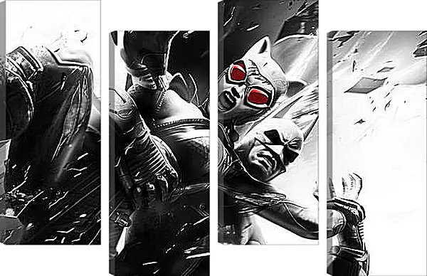 Модульная картина - Batman: Arkham City Модульная картина - Batman: Arkham City