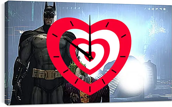 Часы картина - Batman: Arkham Asylum Часы картина - Batman: Arkham Asylum