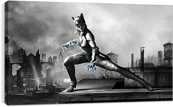 Постер на подрамнике - Batman: Arkham City Постер на подрамнике - Batman: Arkham City