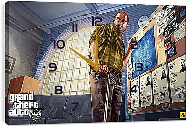 Часы картина - Grand Theft Auto V Часы картина - Grand Theft Auto V