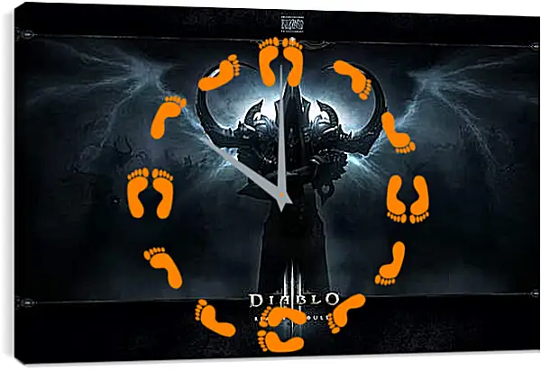 Часы картина - Diablo III: Reaper Of Souls Часы картина - Diablo III: Reaper Of Souls