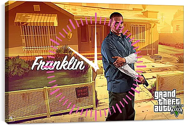 Часы картина - Grand Theft Auto V Часы картина - Grand Theft Auto V