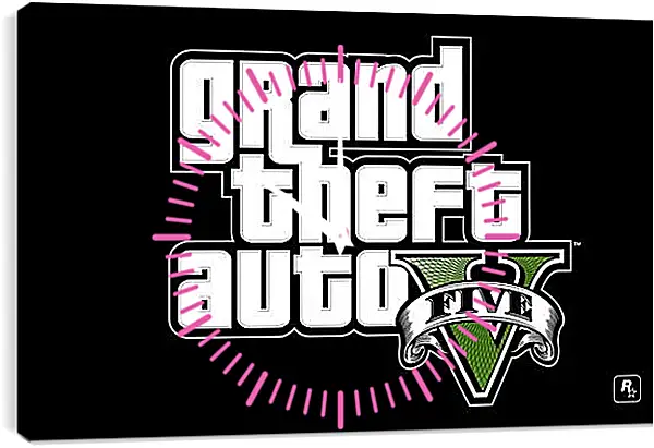 Часы картина - Grand Theft Auto V Часы картина - Grand Theft Auto V