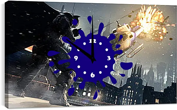 Часы картина - Batman: Arkham Origins Часы картина - Batman: Arkham Origins