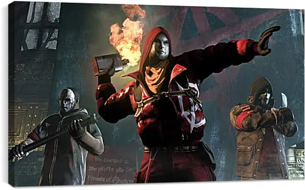Постер на подрамнике - Batman: Arkham Origins Постер на подрамнике - Batman: Arkham Origins