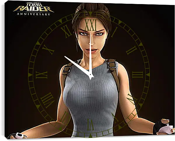 Часы картина - Tomb Raider Часы картина - Tomb Raider