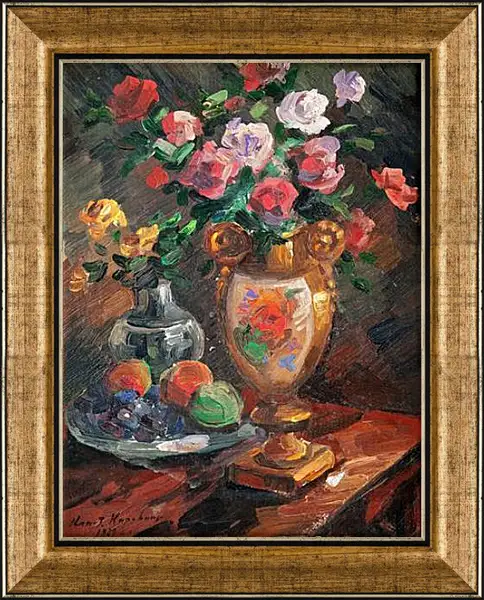 Картина в раме - STILL LIFE WITH FLOWERS. Коровин Константин Картина в раме - STILL LIFE WITH FLOWERS. Коровин Константин