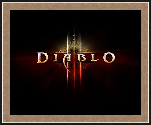 Картина в раме - Diablo III Картина в раме - Diablo III