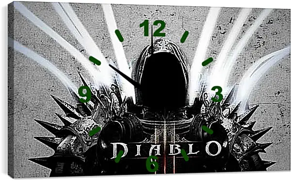 Часы картина - Diablo III Часы картина - Diablo III