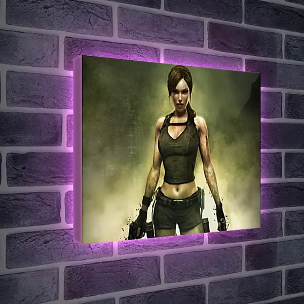 Лайтбокс световая панель - Tomb Raider Лайтбокс световая панель - Tomb Raider