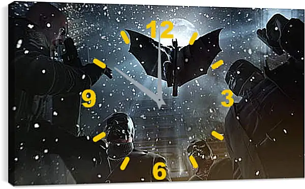 Часы картина - Batman: Arkham Origins Часы картина - Batman: Arkham Origins