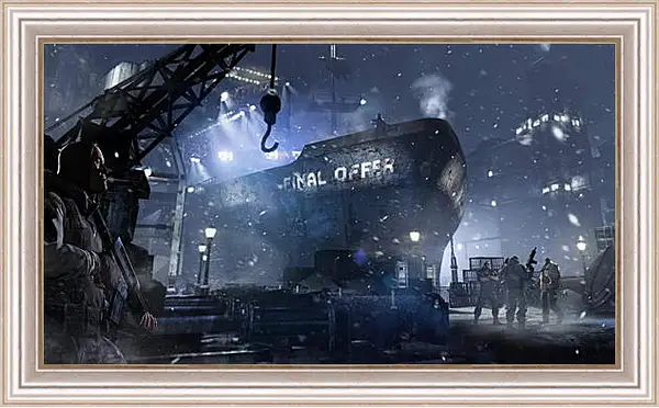Картина в раме - Batman: Arkham Origins Картина в раме - Batman: Arkham Origins