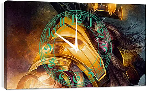 Часы картина - World Of Warcraft Часы картина - World Of Warcraft