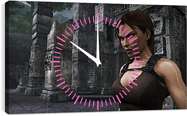 Часы картина - Tomb Raider Часы картина - Tomb Raider