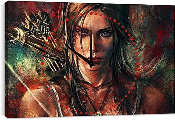 Часы картина - Tomb Raider Часы картина - Tomb Raider