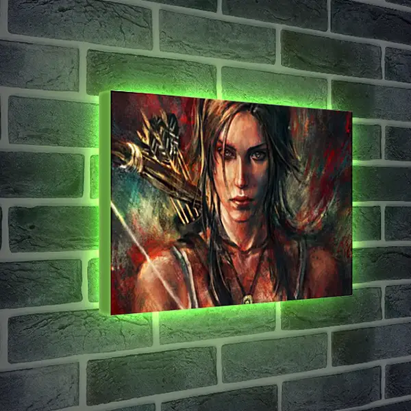 Лайтбокс световая панель - Tomb Raider Лайтбокс световая панель - Tomb Raider