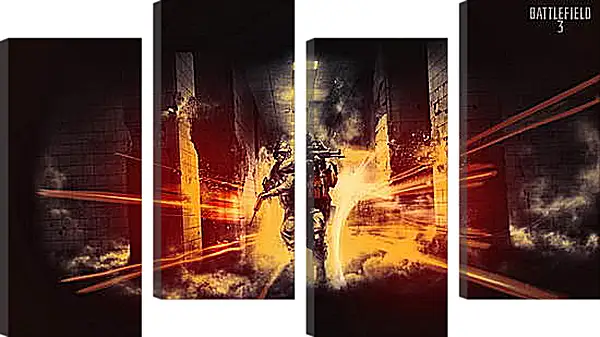 Модульная картина - Battlefield 3 Модульная картина - Battlefield 3