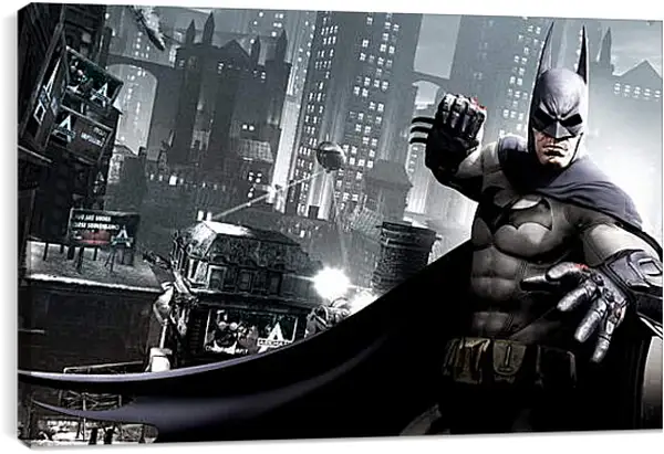 Постер на подрамнике - Batman: Arkham City Постер на подрамнике - Batman: Arkham City
