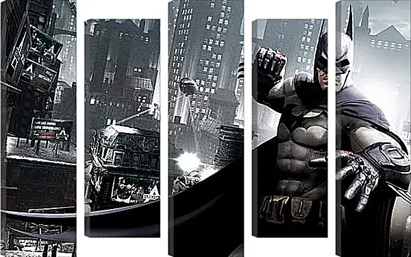 Модульная картина - Batman: Arkham City Модульная картина - Batman: Arkham City