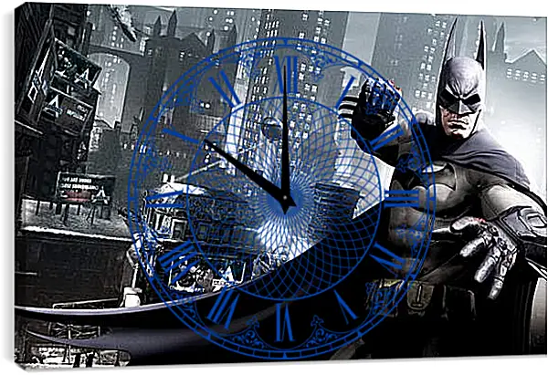 Часы картина - Batman: Arkham City Часы картина - Batman: Arkham City
