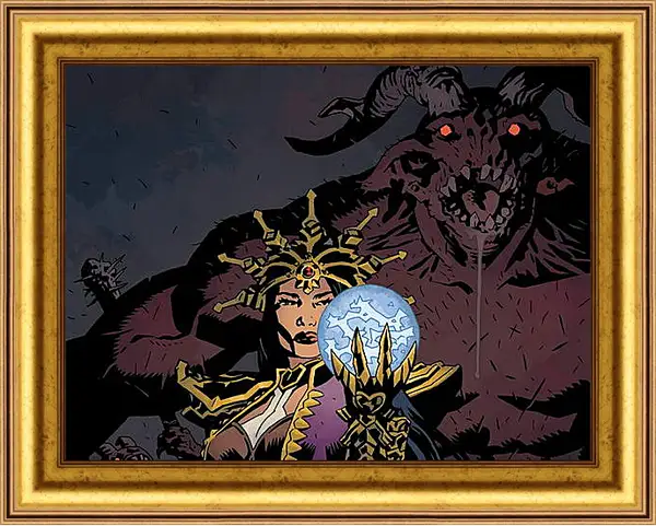 Картина в раме - Diablo III Картина в раме - Diablo III