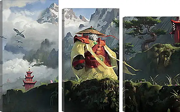 Модульная картина - World Of Warcraft: Mists Of Pandaria Модульная картина - World Of Warcraft: Mists Of Pandaria