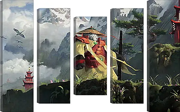 Модульная картина - World Of Warcraft: Mists Of Pandaria Модульная картина - World Of Warcraft: Mists Of Pandaria
