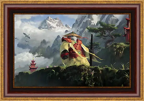Картина в раме - World Of Warcraft: Mists Of Pandaria Картина в раме - World Of Warcraft: Mists Of Pandaria