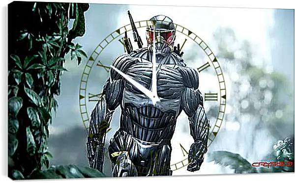 Часы картина - Crysis 3 Часы картина - Crysis 3