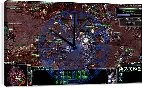 Часы картина - StarCraft II: Heart Of The Swarm Часы картина - StarCraft II: Heart Of The Swarm