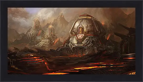 Картина в раме - StarCraft II: Heart Of The Swarm Картина в раме - StarCraft II: Heart Of The Swarm