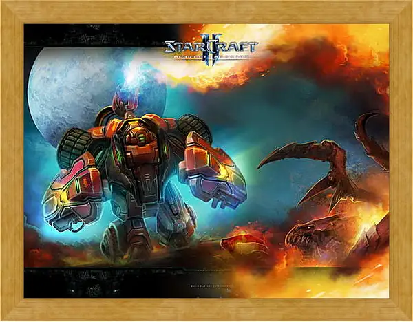 Картина в раме - StarCraft II: Heart Of The Swarm Картина в раме - StarCraft II: Heart Of The Swarm