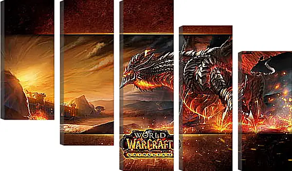 Модульная картина - World Of Warcraft: Cataclysm Модульная картина - World Of Warcraft: Cataclysm