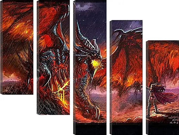 Модульная картина - World Of Warcraft: Cataclysm Модульная картина - World Of Warcraft: Cataclysm