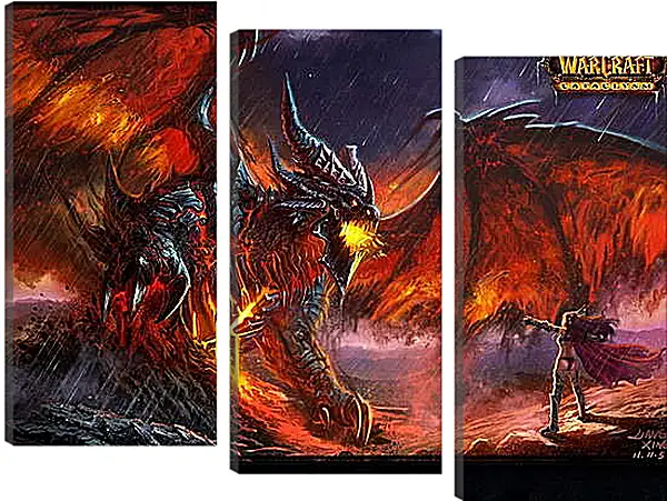 Модульная картина - World Of Warcraft: Cataclysm Модульная картина - World Of Warcraft: Cataclysm