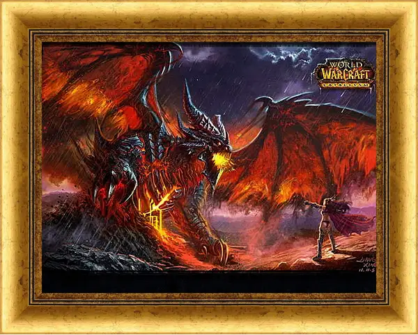 Картина в раме - World Of Warcraft: Cataclysm Картина в раме - World Of Warcraft: Cataclysm