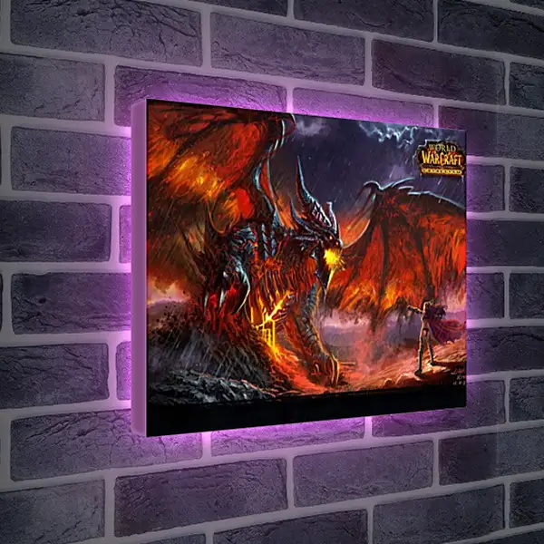 Лайтбокс световая панель - World Of Warcraft: Cataclysm Лайтбокс световая панель - World Of Warcraft: Cataclysm