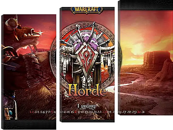 Модульная картина - World Of Warcraft Модульная картина - World Of Warcraft