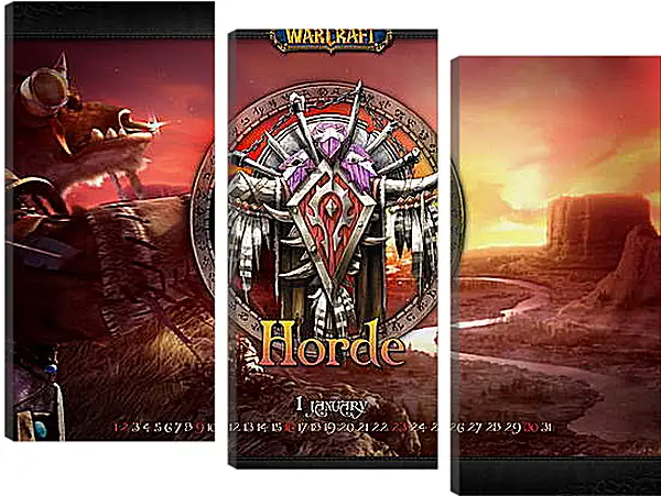 Модульная картина - World Of Warcraft Модульная картина - World Of Warcraft