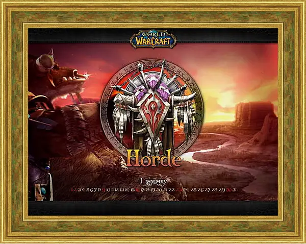 Картина в раме - World Of Warcraft Картина в раме - World Of Warcraft