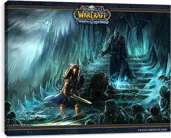 Постер на подрамнике - World Of Warcraft: Wrath Of The Lich King Постер на подрамнике - World Of Warcraft: Wrath Of The Lich King