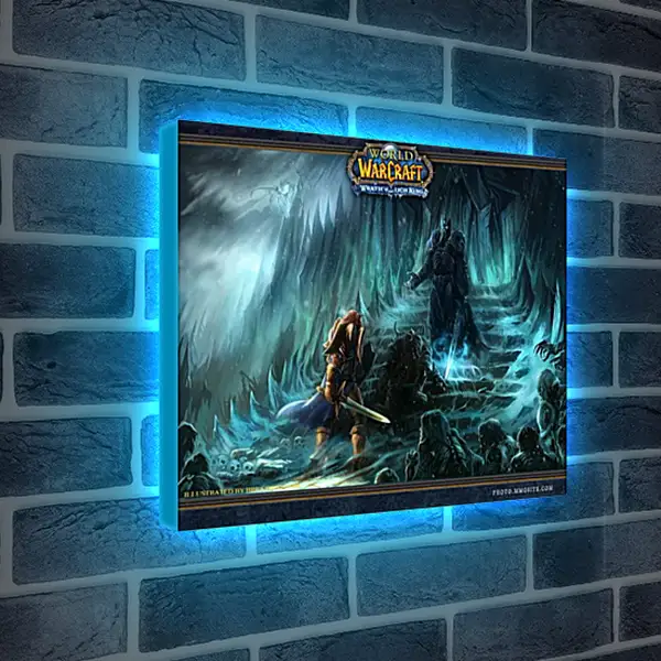 Лайтбокс световая панель - World Of Warcraft: Wrath Of The Lich King Лайтбокс световая панель - World Of Warcraft: Wrath Of The Lich King
